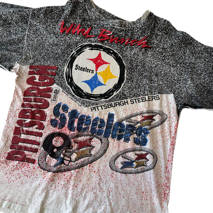 Vintage 90s Pittsburgh Steelers AOP T-Shirt