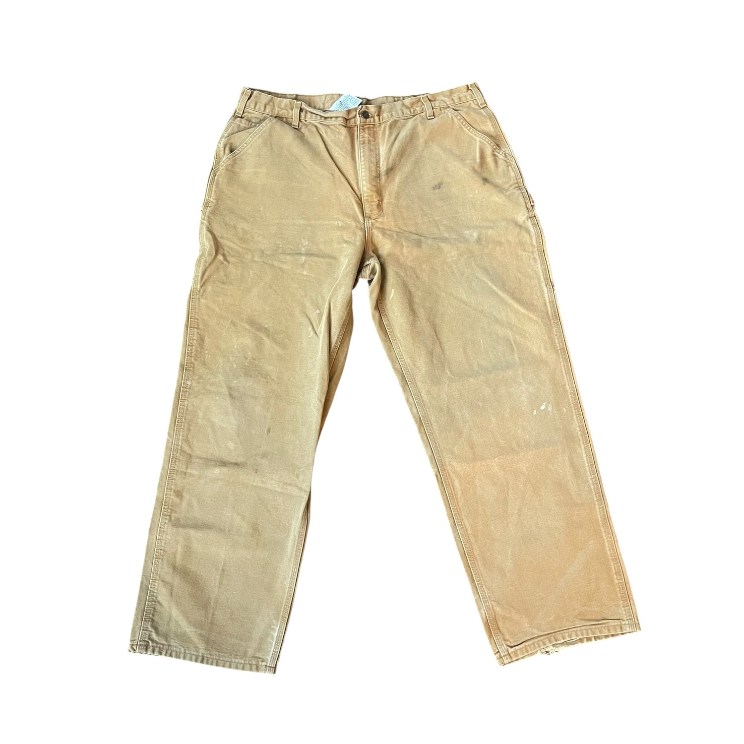 Vintage Distressed Carhartt Signature Brown Work Pants