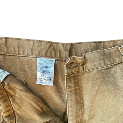 Vintage Distressed Carhartt Signature Brown Work Pants