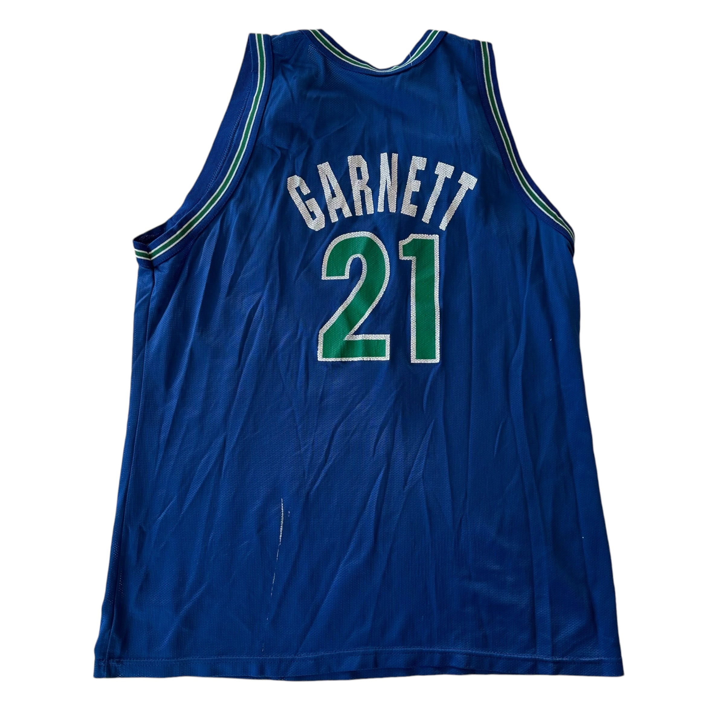 Vintage Minnesota Timberwolves Kevin Garnett Champion Jersey