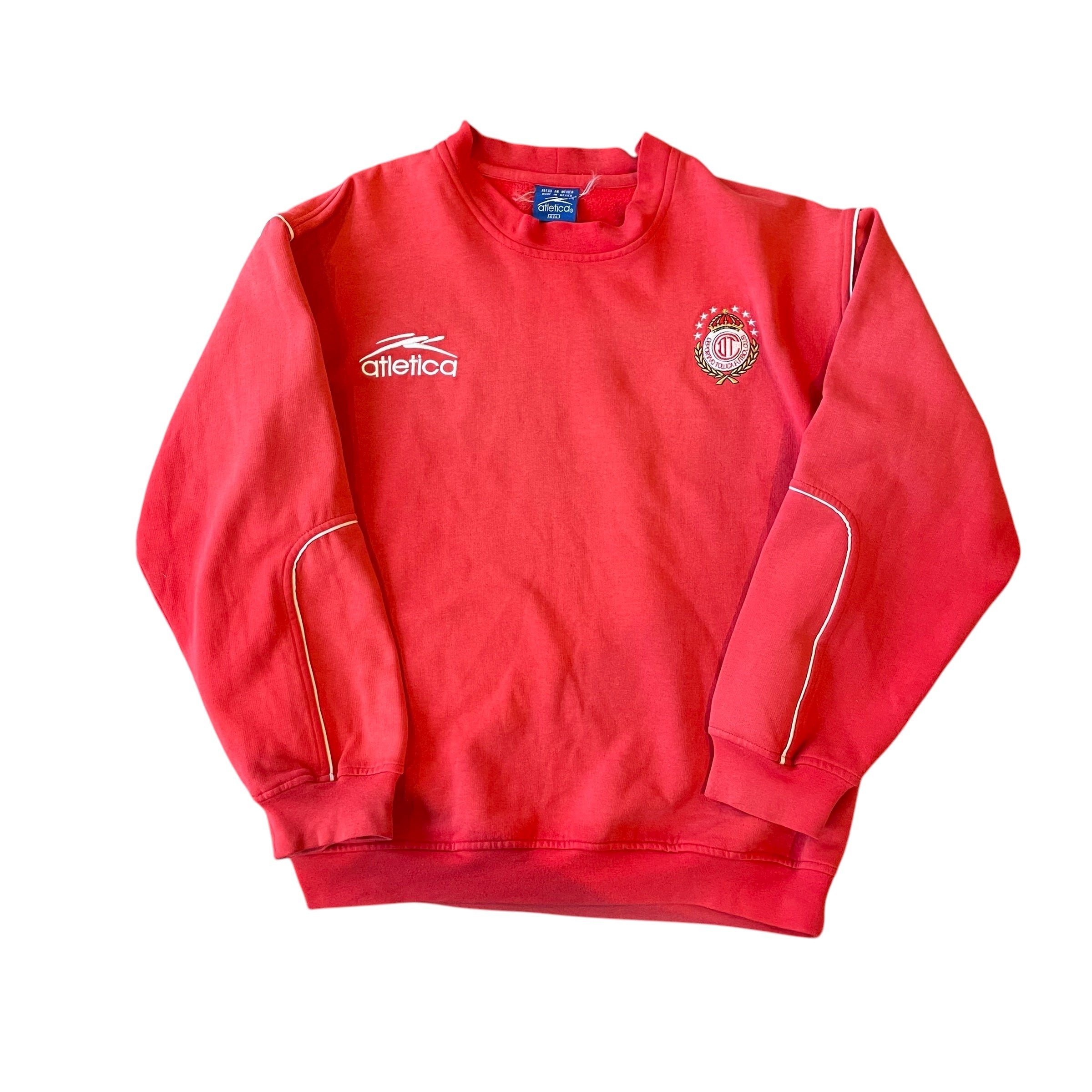 Vintage Deportivo Toluca Atletica Red Sweatshirt