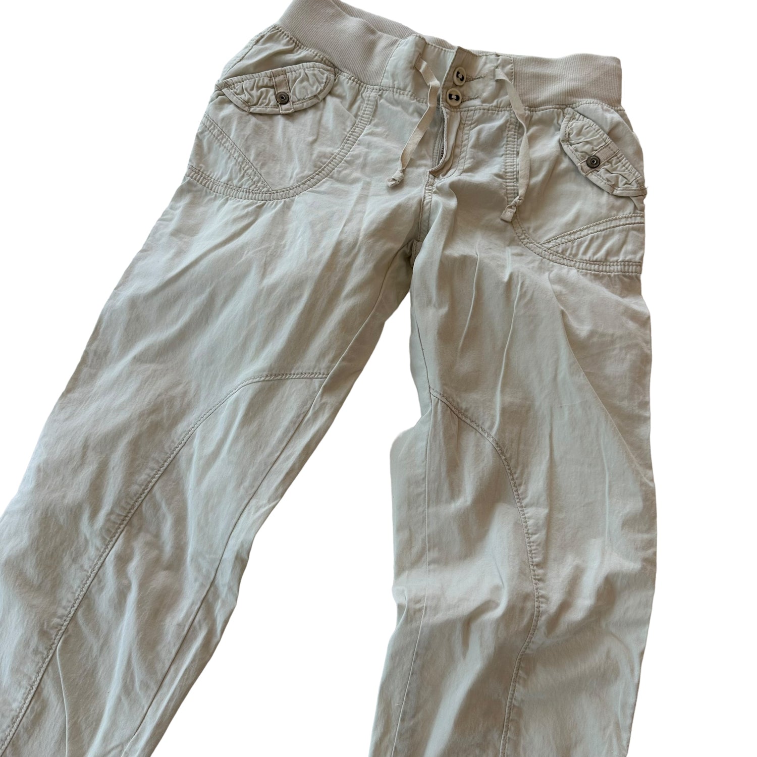 Y2K Unionbay Cream Cargo Pants