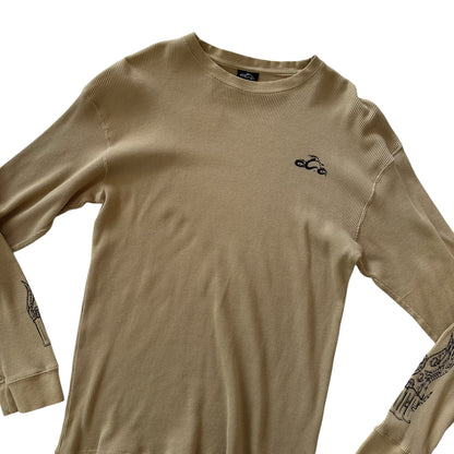 Y2k Orange County Choppers Beige Thermal