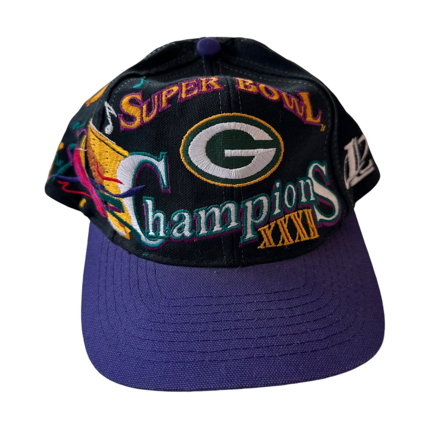 Vintage Green Bay Packers Super Bowl Champions Embroidered Hat