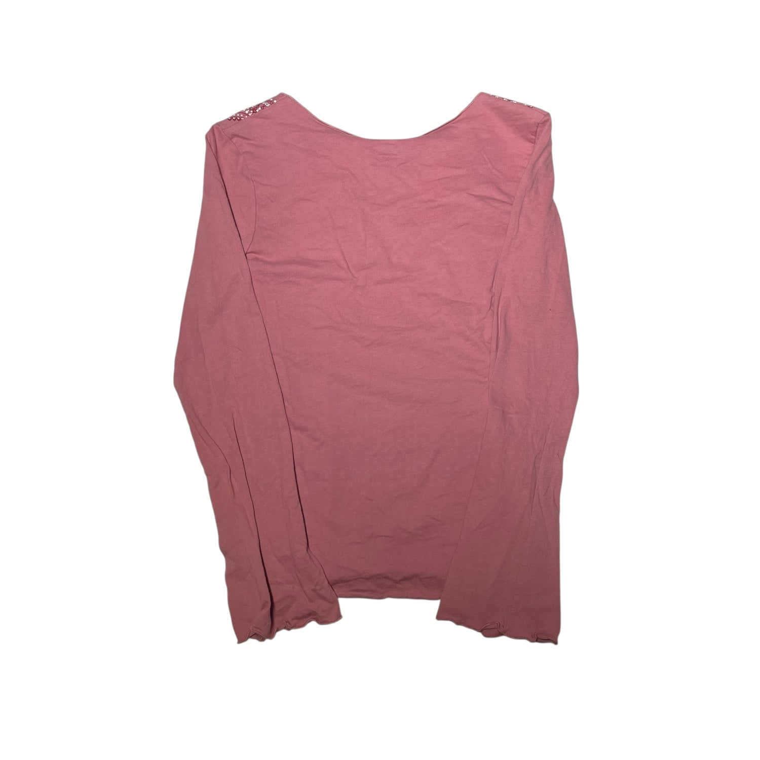 Y2K Pink Anxiety Beaded Blouse
