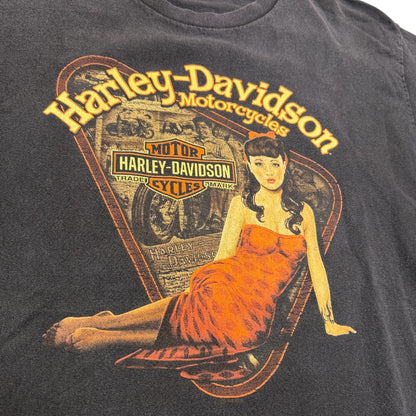 Vintage Harley Davidson Perugia Italy Graphic T-Shirt