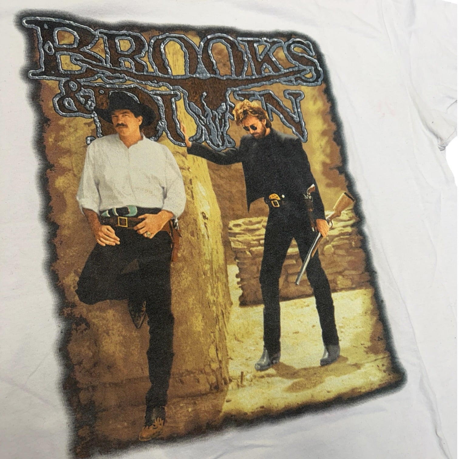 Vintage 1997 Brooks &amp; Dunn Borderline T-Shirt