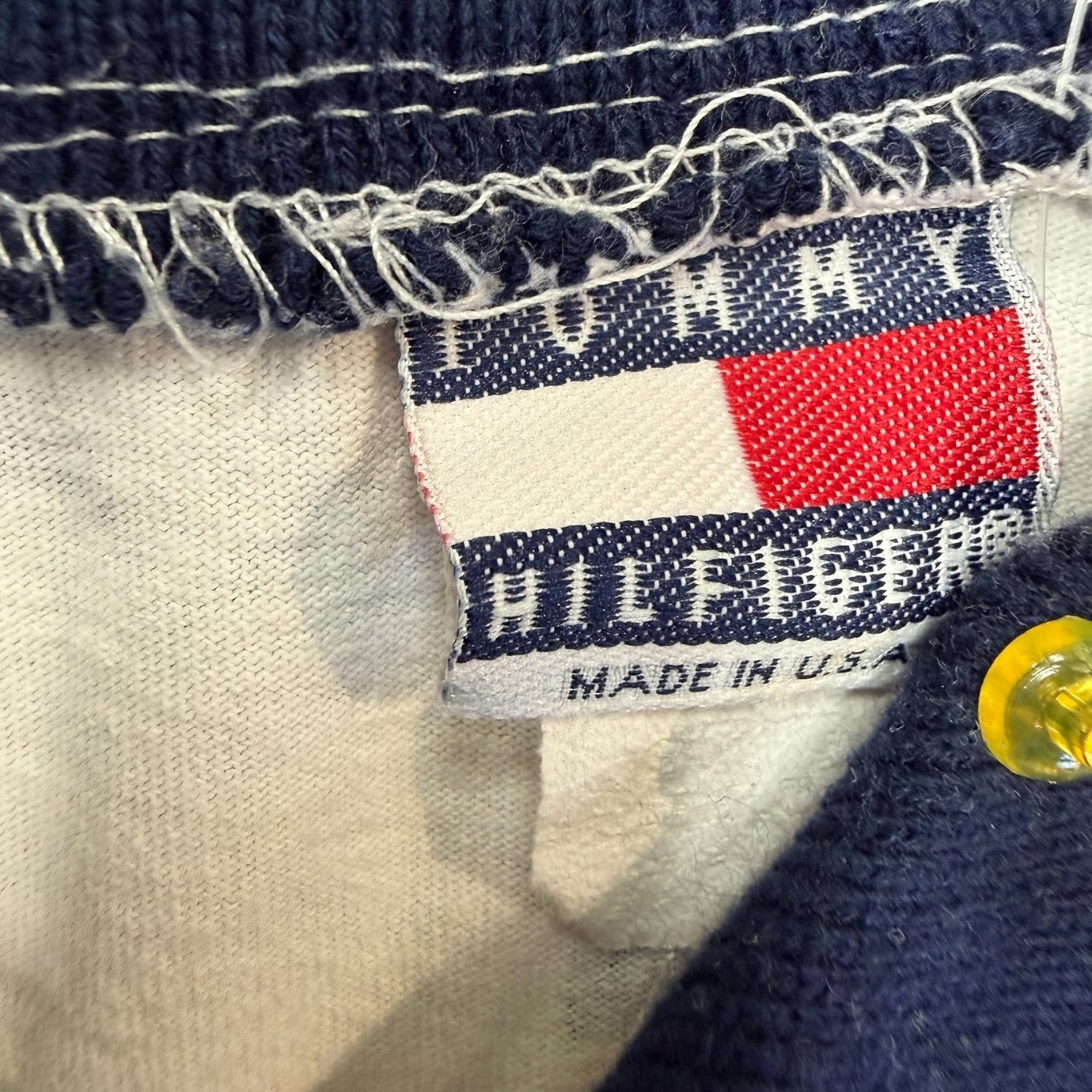 Vintage 90s Tommy Hilfiger AOP Polo Shirt