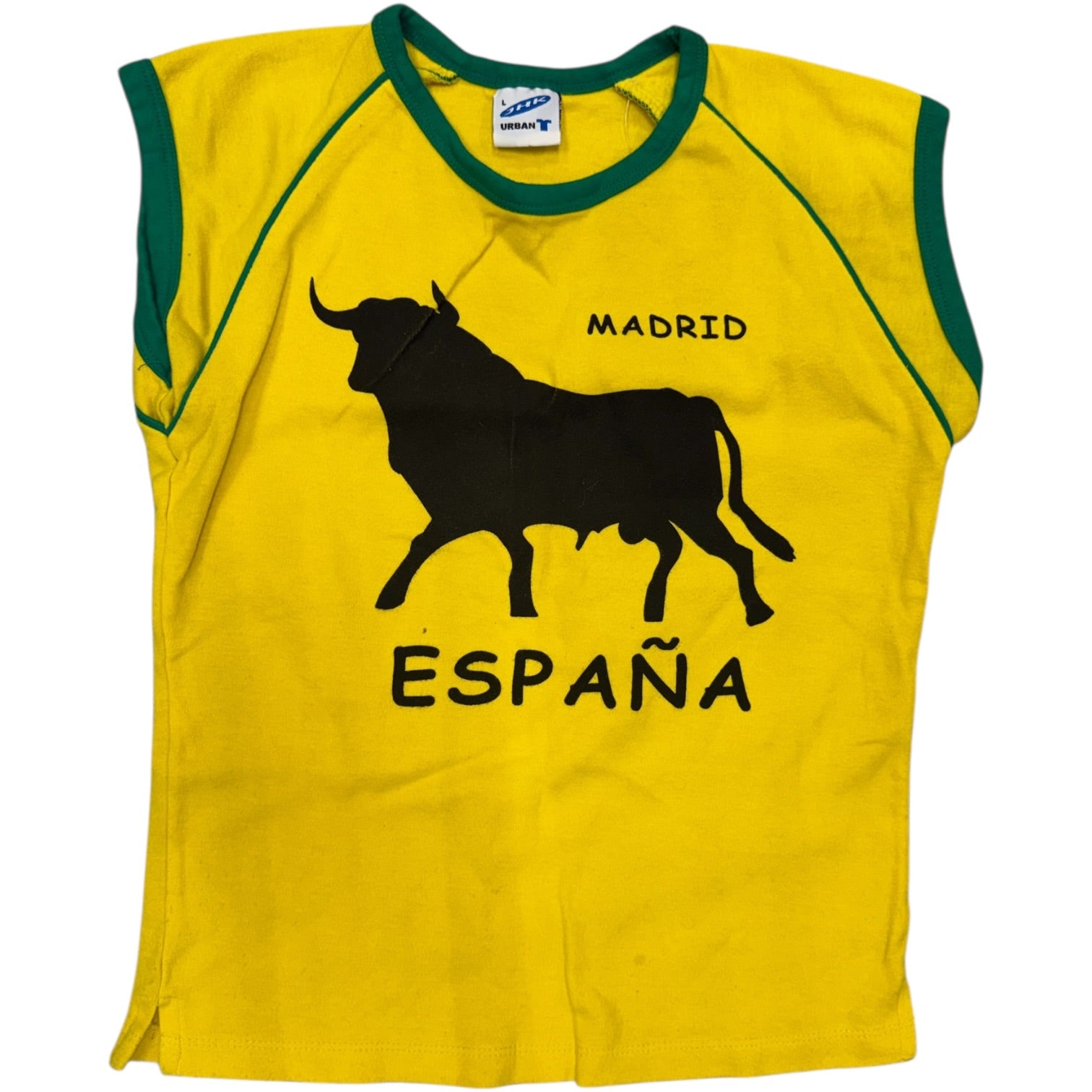 Vintage Y2K Femme Madrid Ringer Graphic T-Shirt