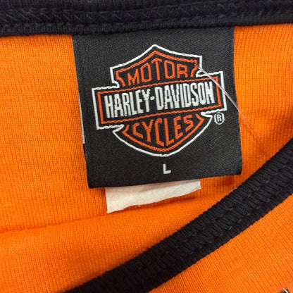 Vintage 2003 Harley Davidson Sturgis Orange Tank Top
