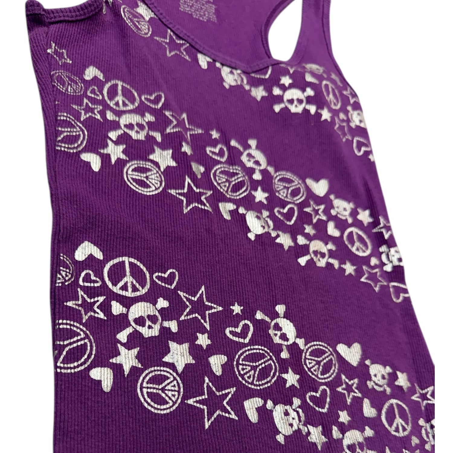 Vintage Y2K Girl Rebel Purple Tank Top