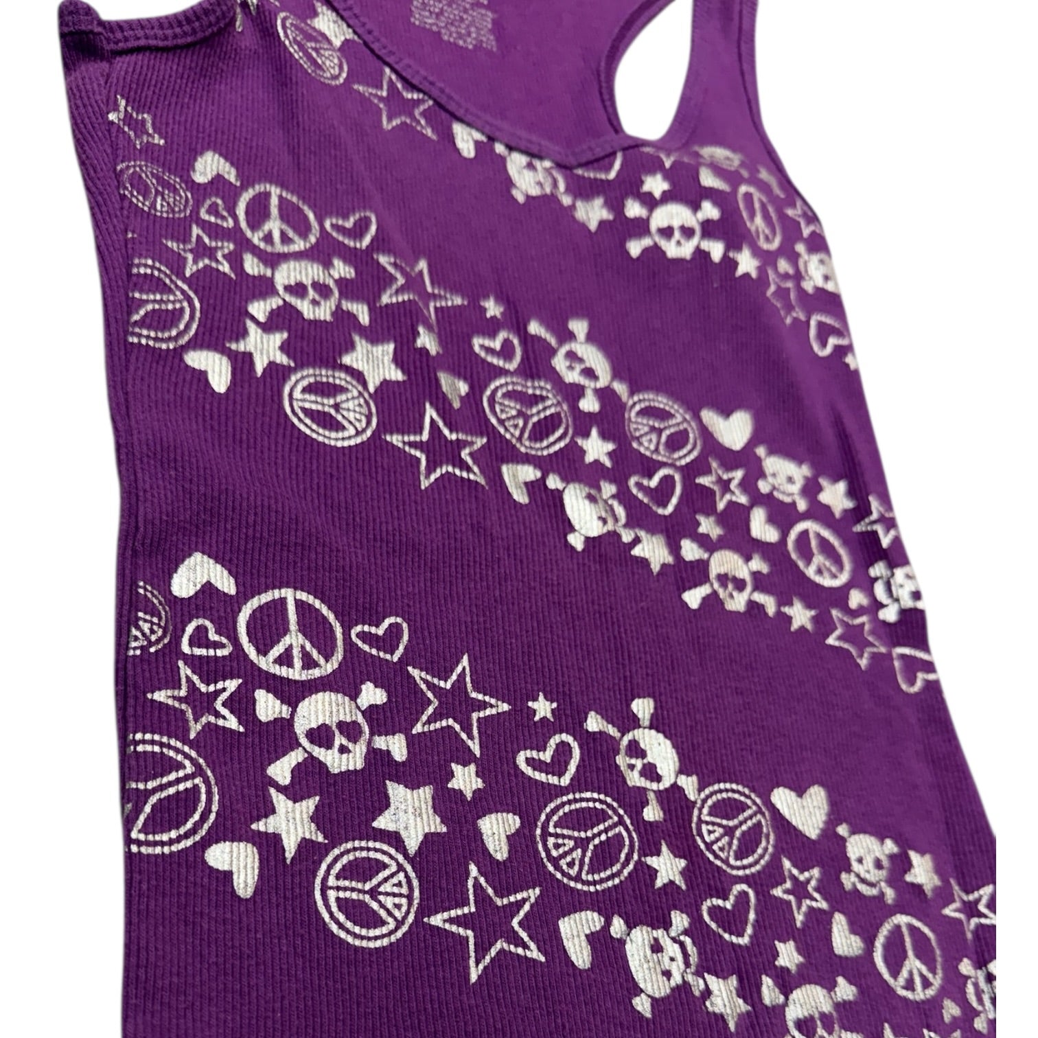 Vintage Y2K Girl Rebel Purple Tank Top