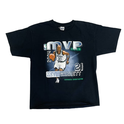 Vintage Minnesota Timberwolves Kevin Garnett MVP T-Shirt