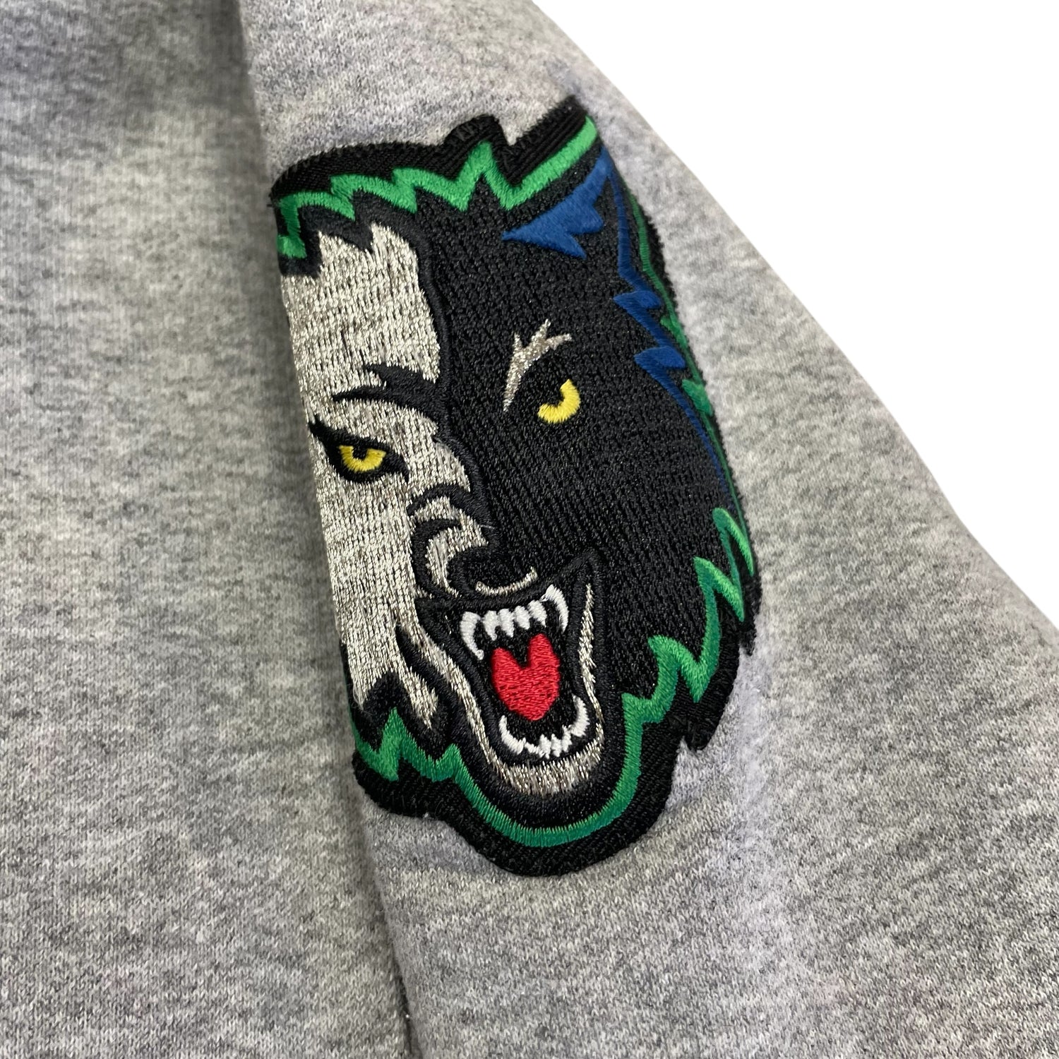 Vintage Minnesota Timberwolves Gray Embroidered Hoodie