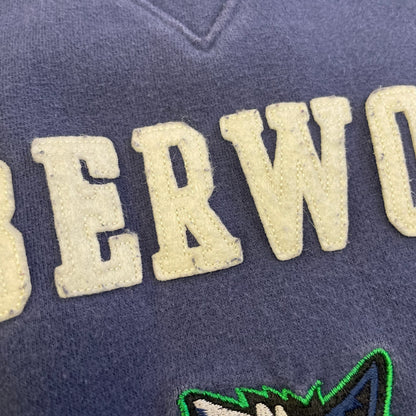 Vintage Minnesota Timberwolves Lee Sport Embroidered Sweatshirt