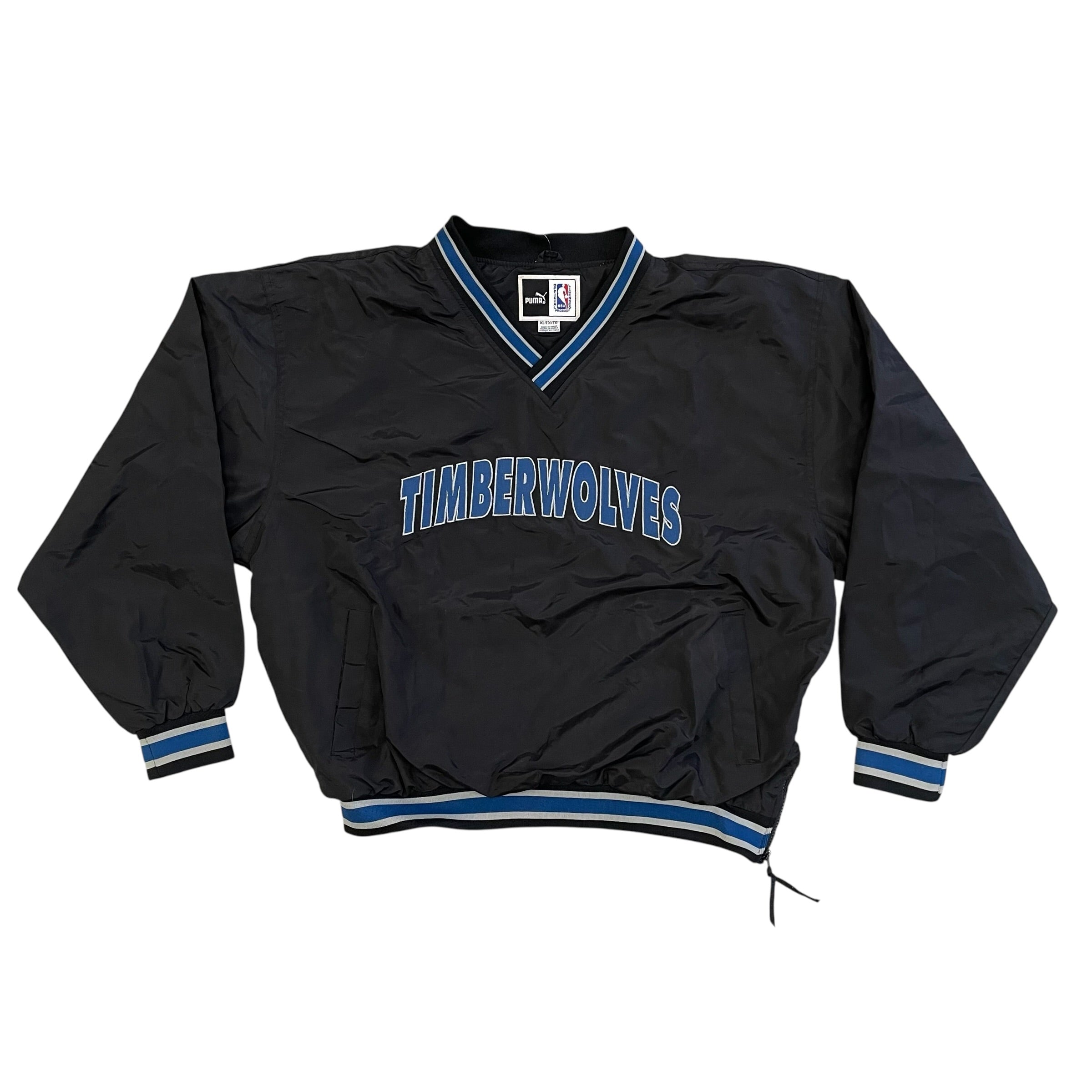 Vintage Minnesota Timberwolves Insulated Windbreaker