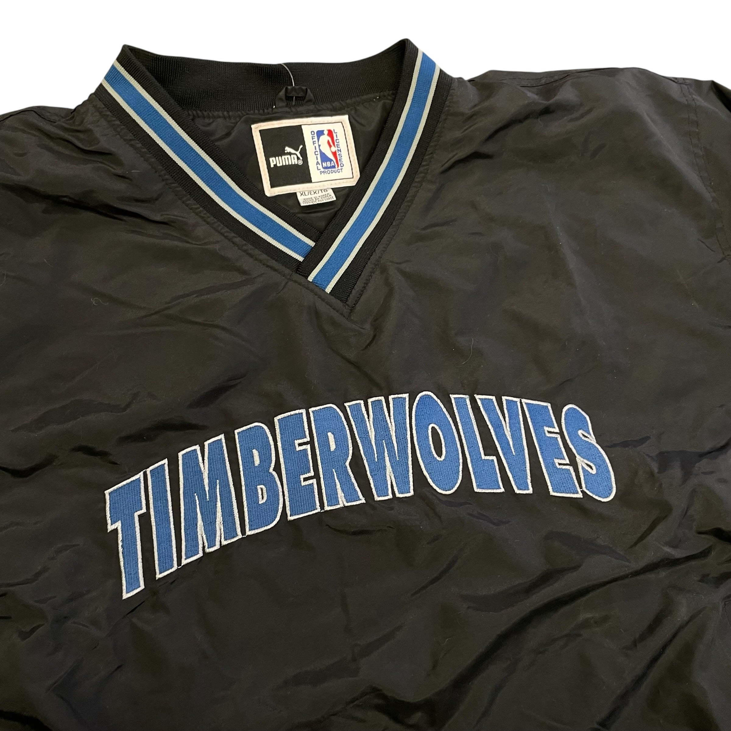 Vintage Minnesota Timberwolves Insulated Windbreaker