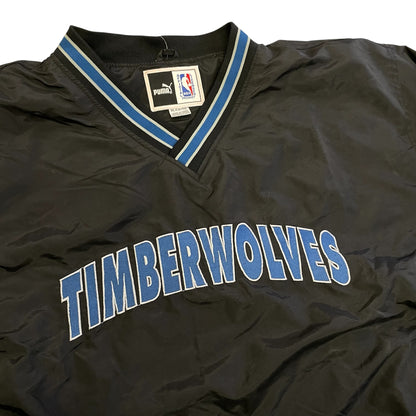 Vintage Minnesota Timberwolves Insulated Windbreaker