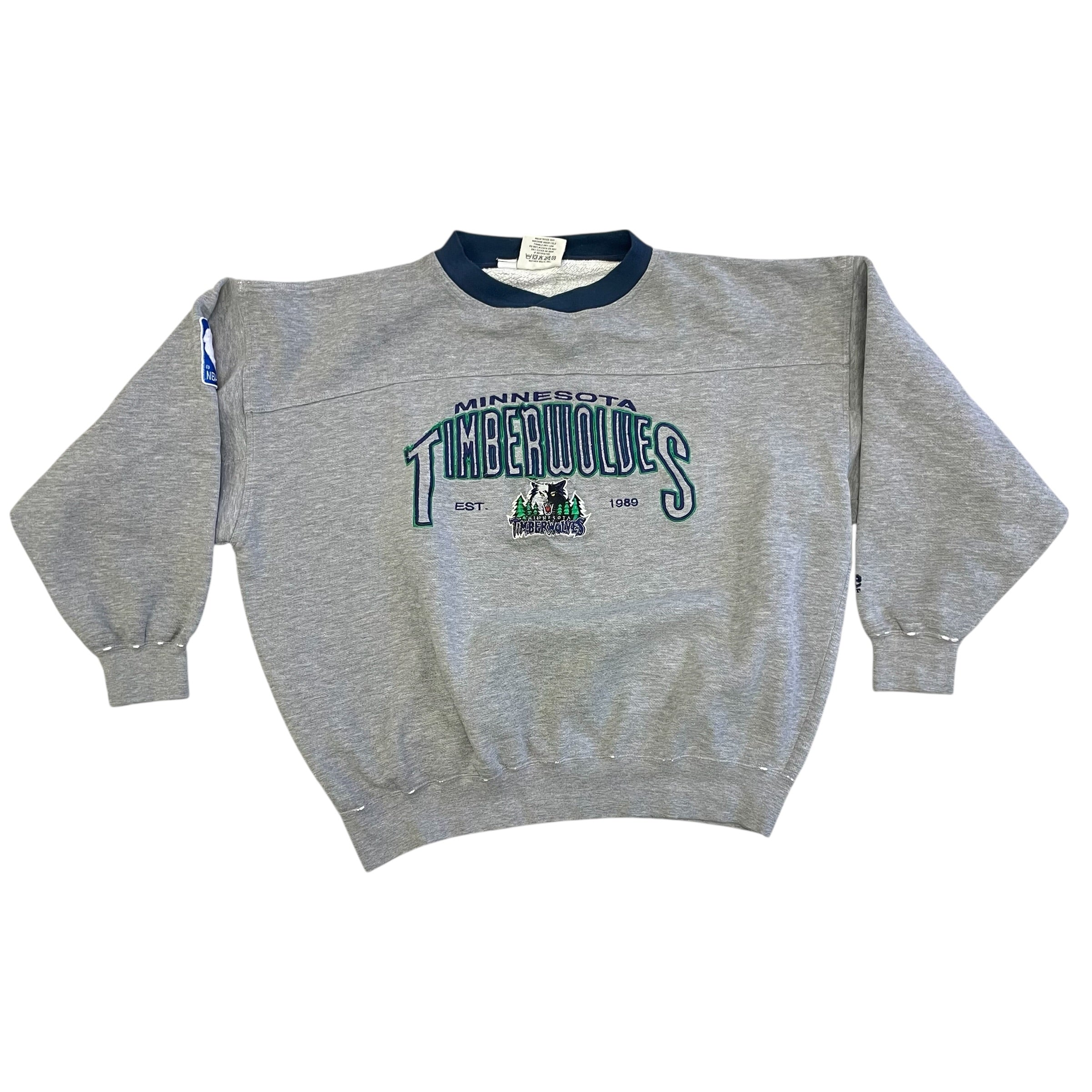 Vintage Minnesota Timberwolves Lee Sport Spellout Sweatshirt