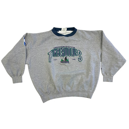 Vintage Minnesota Timberwolves Lee Sport Spellout Sweatshirt