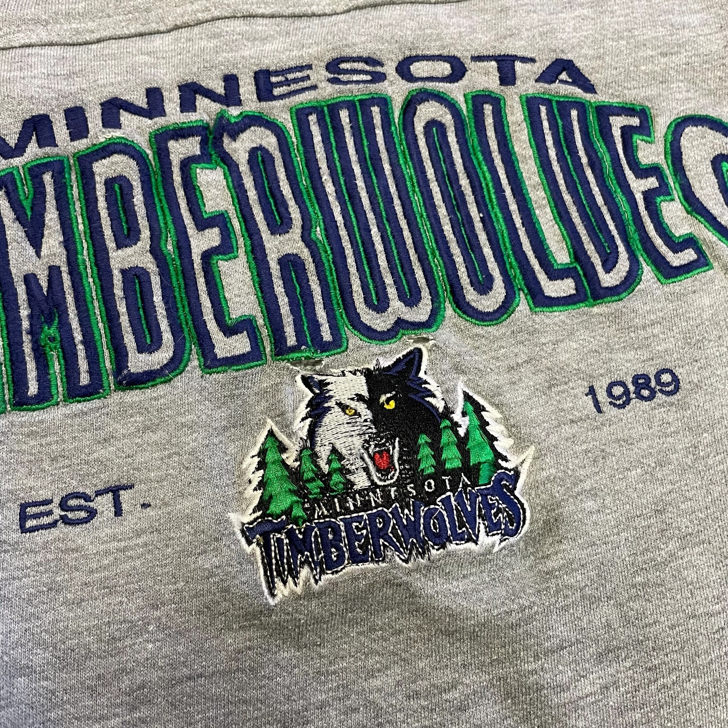 Vintage Minnesota Timberwolves Lee Sport Spellout Sweatshirt