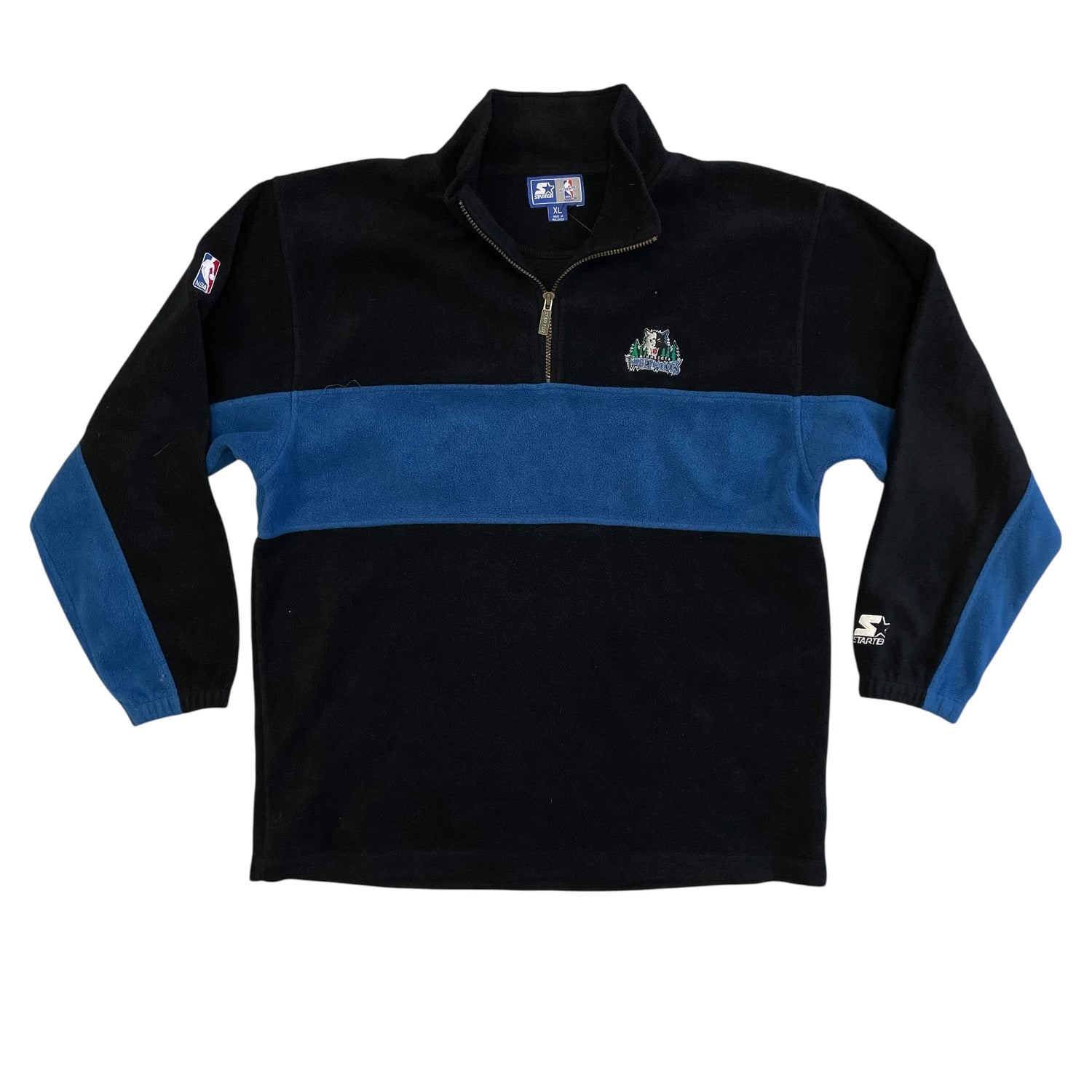 Vintage 90s Minnesota Timberwolves Starter Fleece