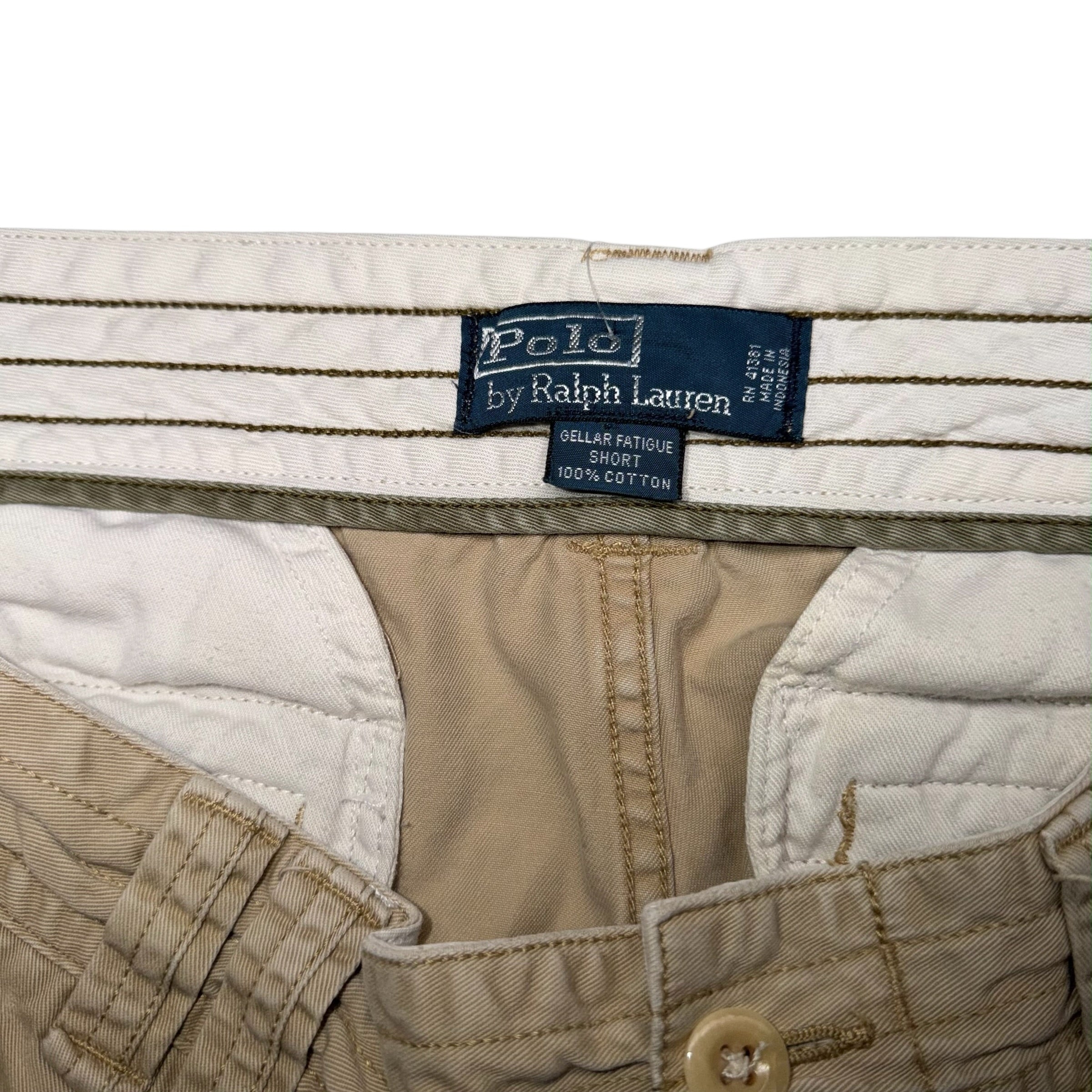 Vintage Polo Ralph Lauren Khaki Cargo Shorts