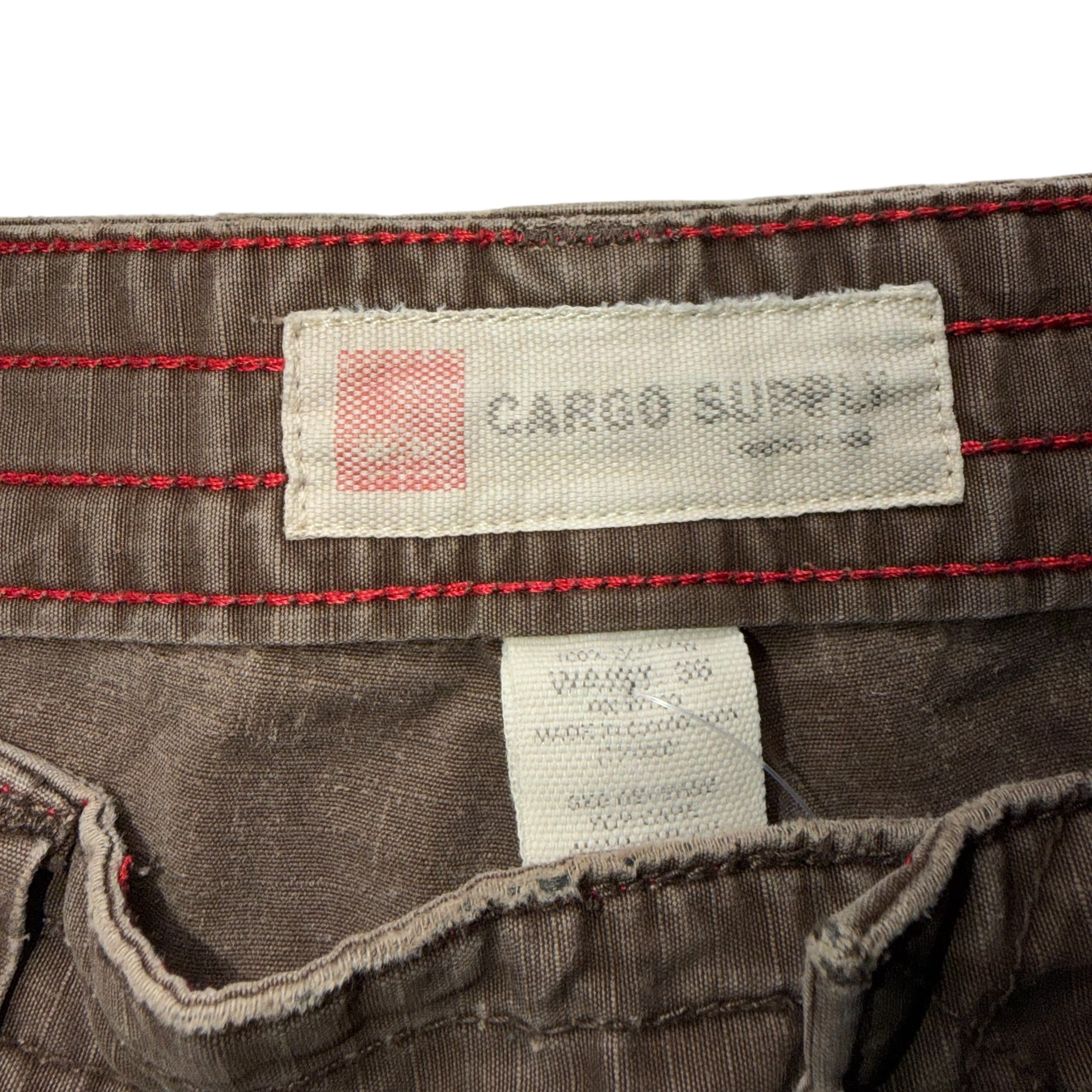 Vintage Mossimo Brown Ripstop Cargo Shorts