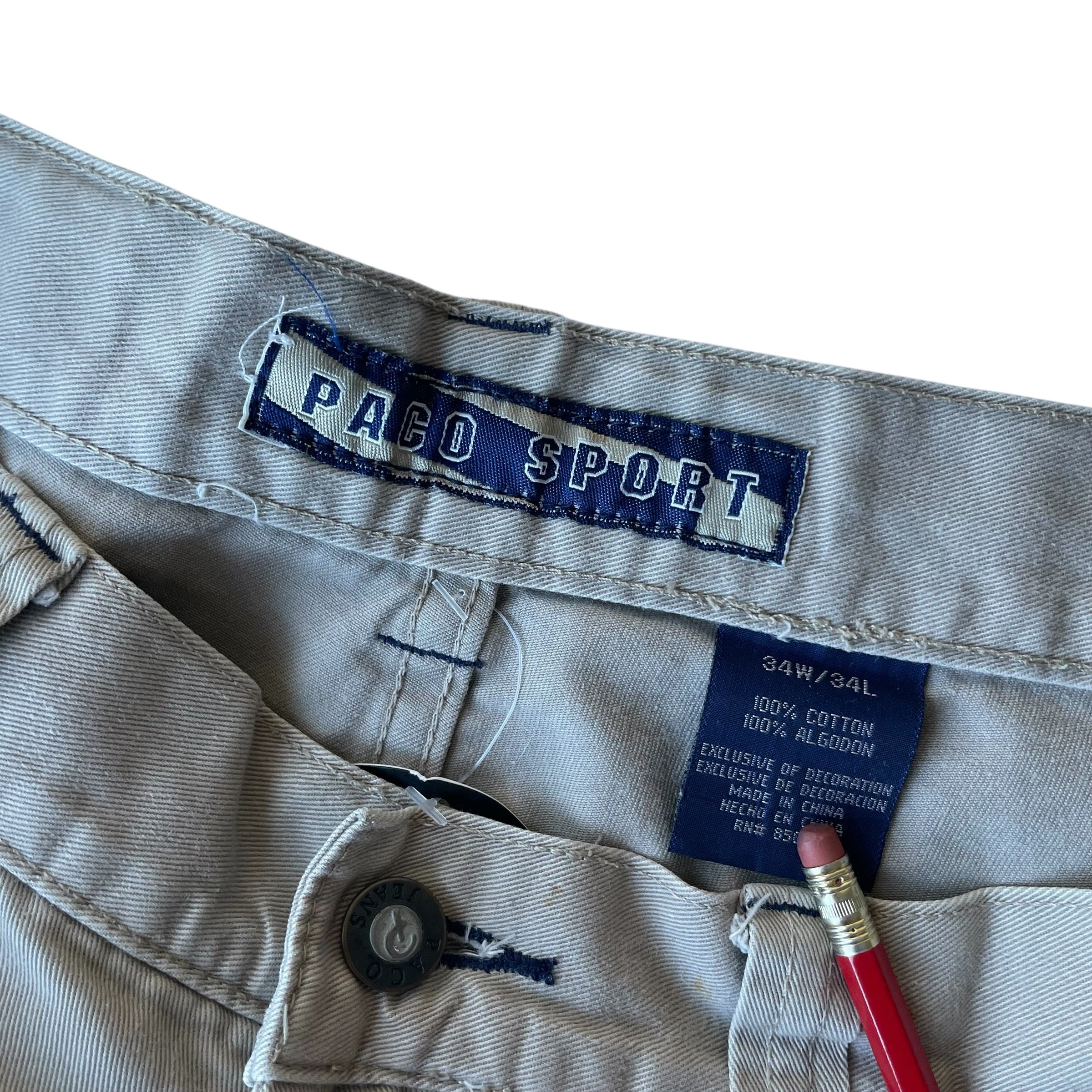 Vintage Y2K Paco Sport Oversized Khaki Pants
