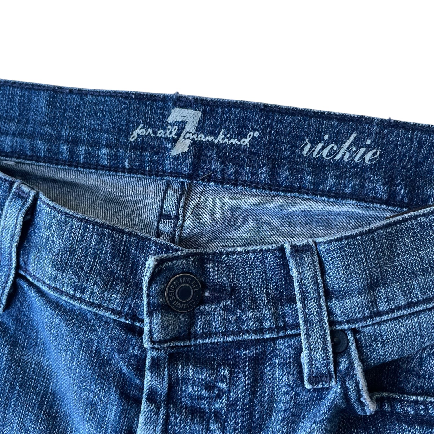 Vintage 7 For All Mankind "Rickie" Straight Leg Jeans