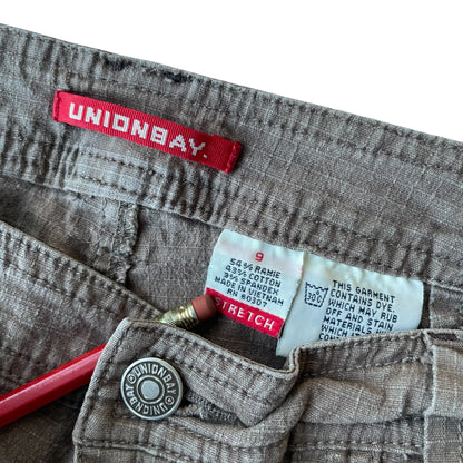 Vintage Union Bay Rip Stop Flower Patch Pants