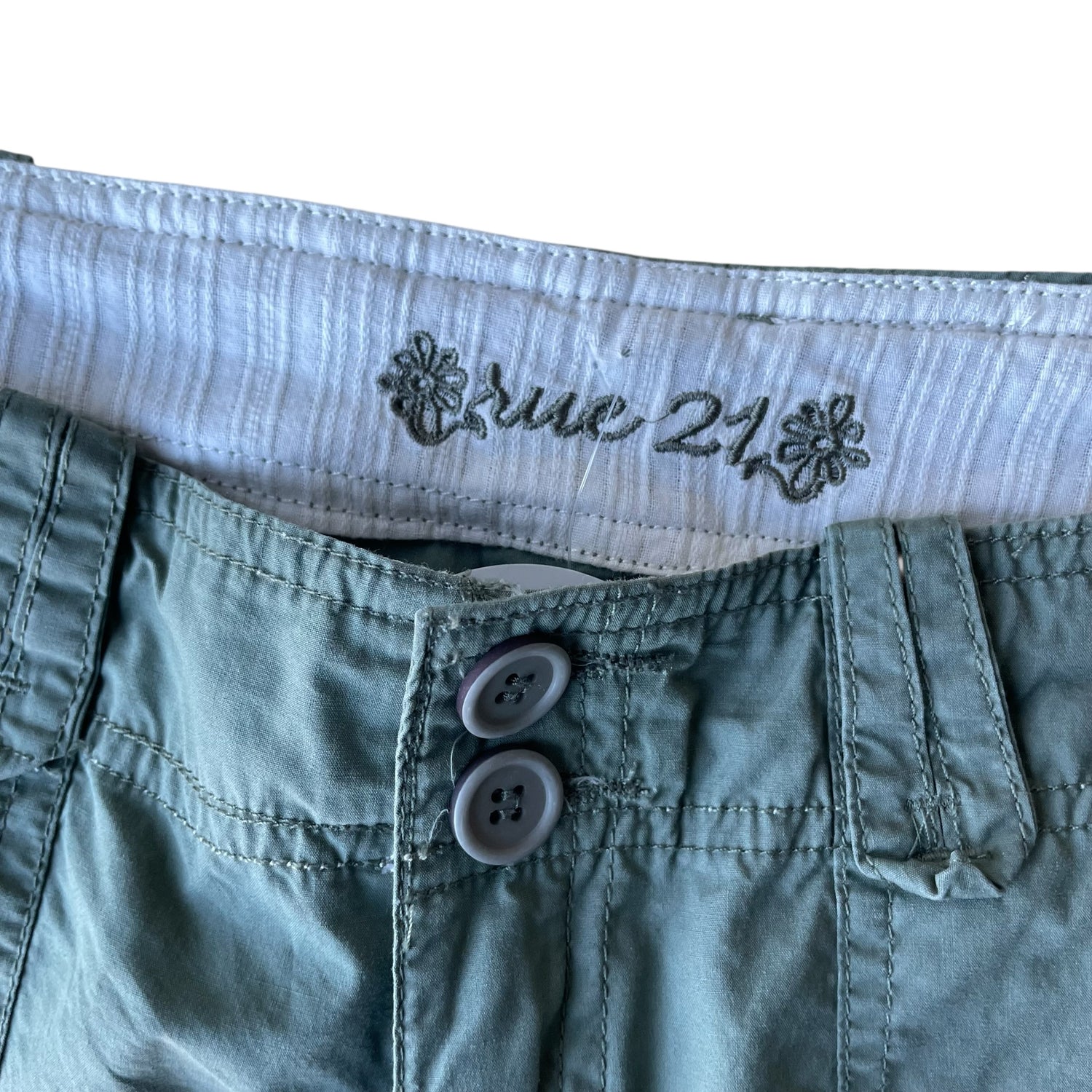 Vintage Y2K Rue21 Fitted Cargo Pants
