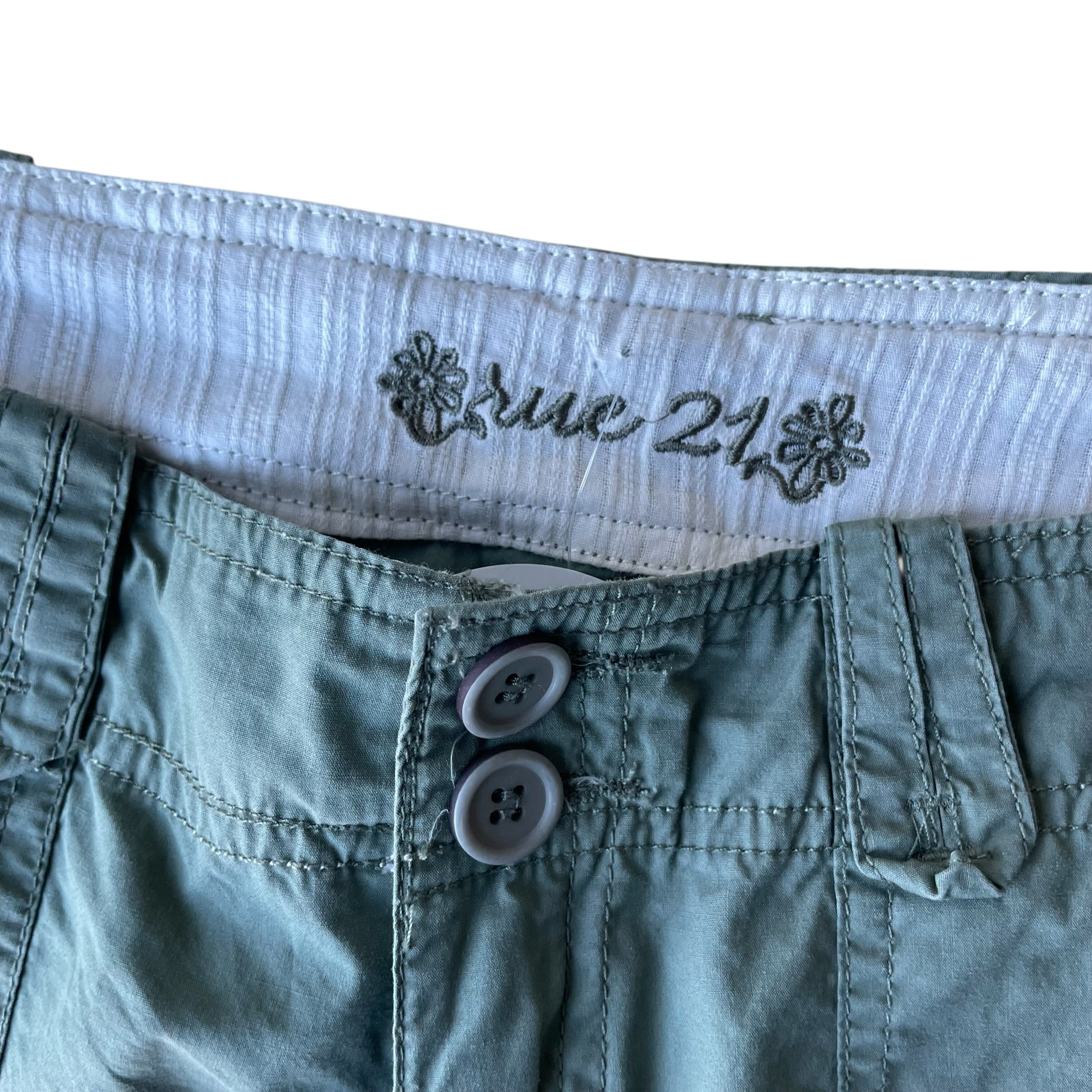 Vintage Y2K Rue21 Fitted Cargo Pants