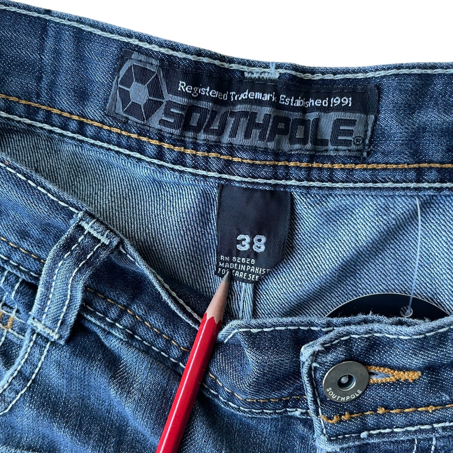 Vintage Y2K Southpole Distress Wash Regular Fit Jeans