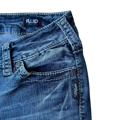 Vintage Y2K Silver Suki Mid Boot Cut Jeans