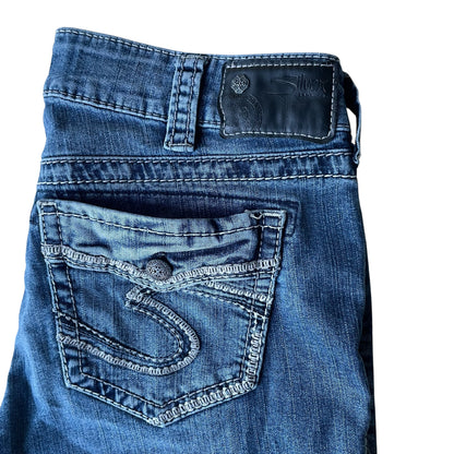 Vintage Y2K Silver Suki Mid Boot Cut Jeans