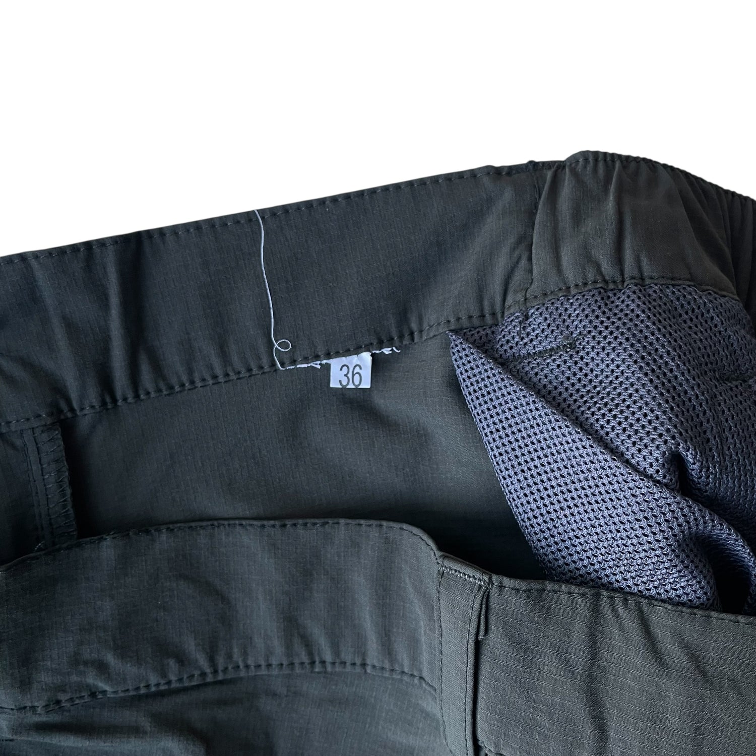 Y2K Olive Convertible Rip Stop Pants