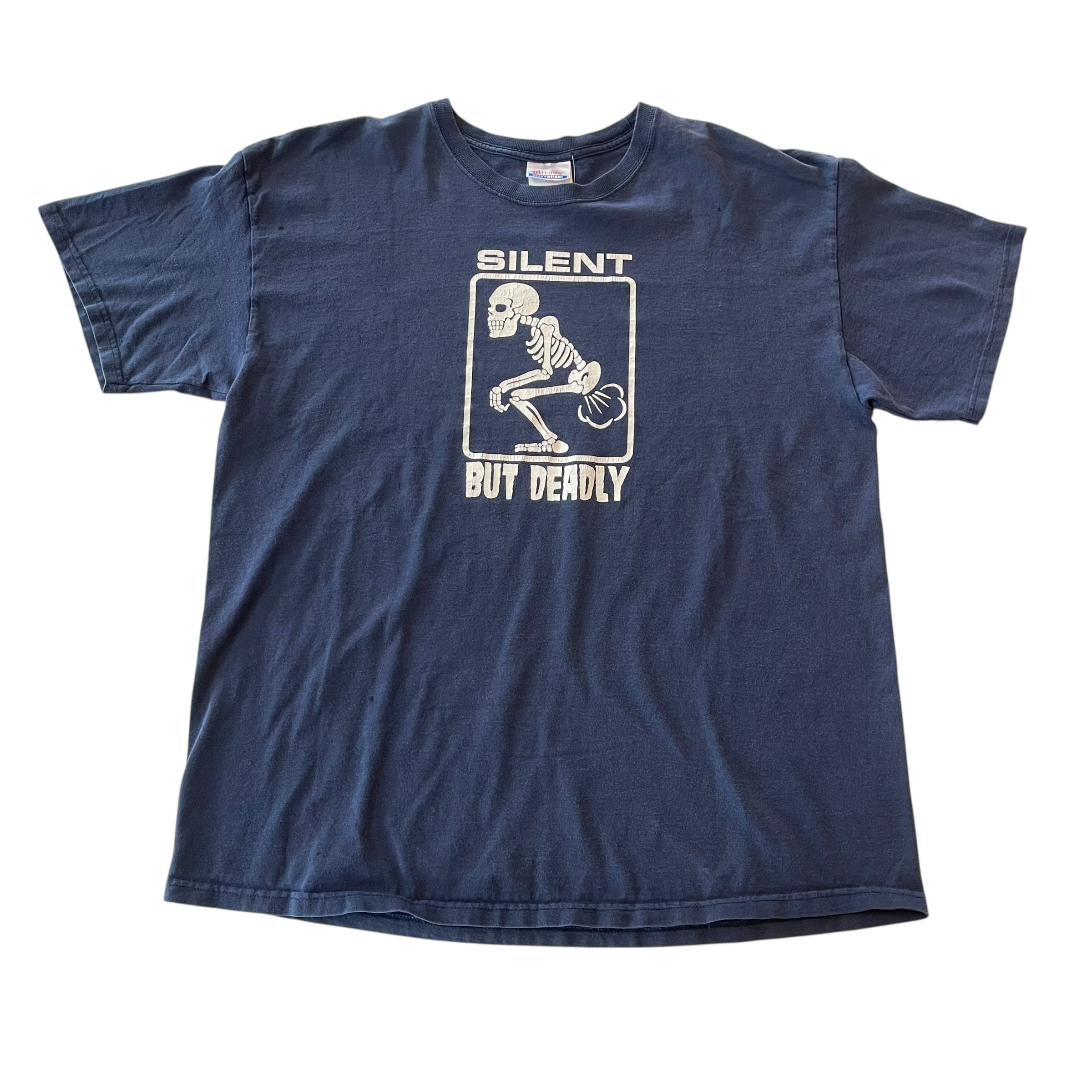 Vintage "Silent But Deadly" Heavyweight Graphic T-Shirt