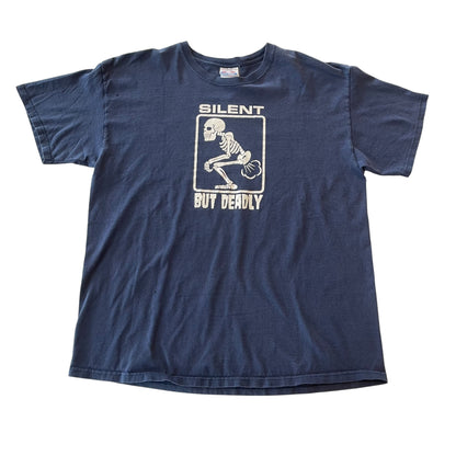 Vintage "Silent But Deadly" Heavyweight Graphic T-Shirt