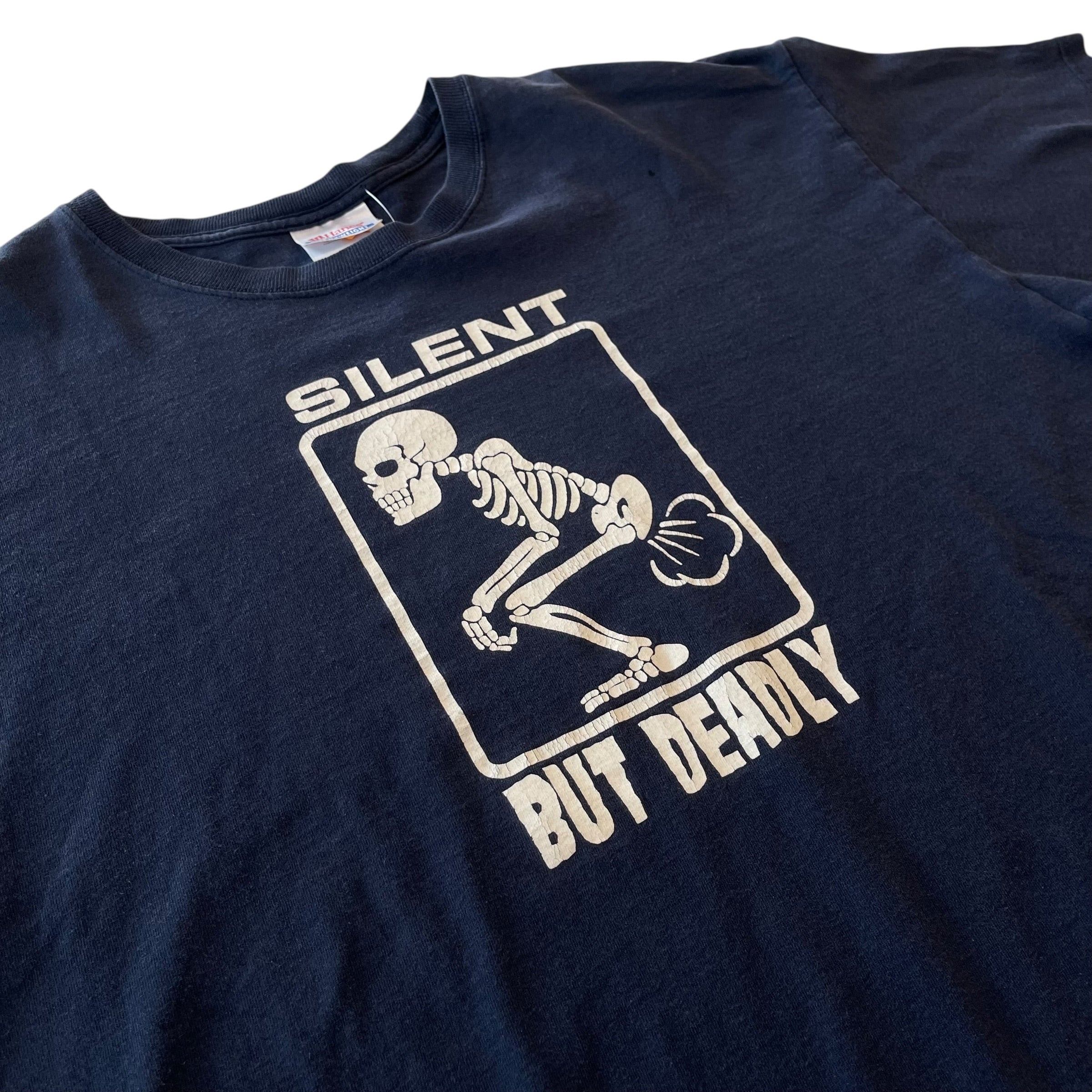 Vintage "Silent But Deadly" Heavyweight Graphic T-Shirt