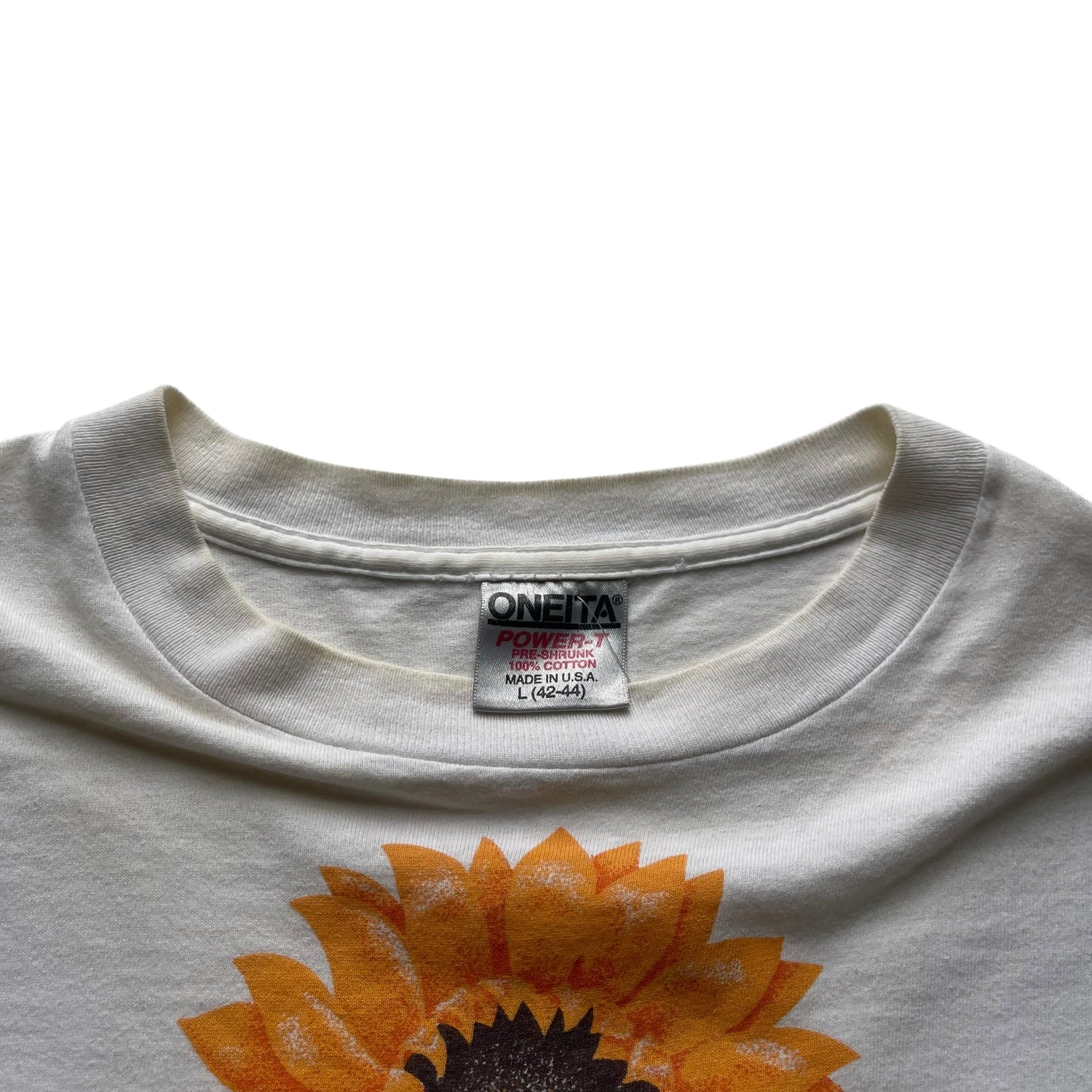 Vintage Exploration Sunflower Long SLeeve Graphic T-Shirt