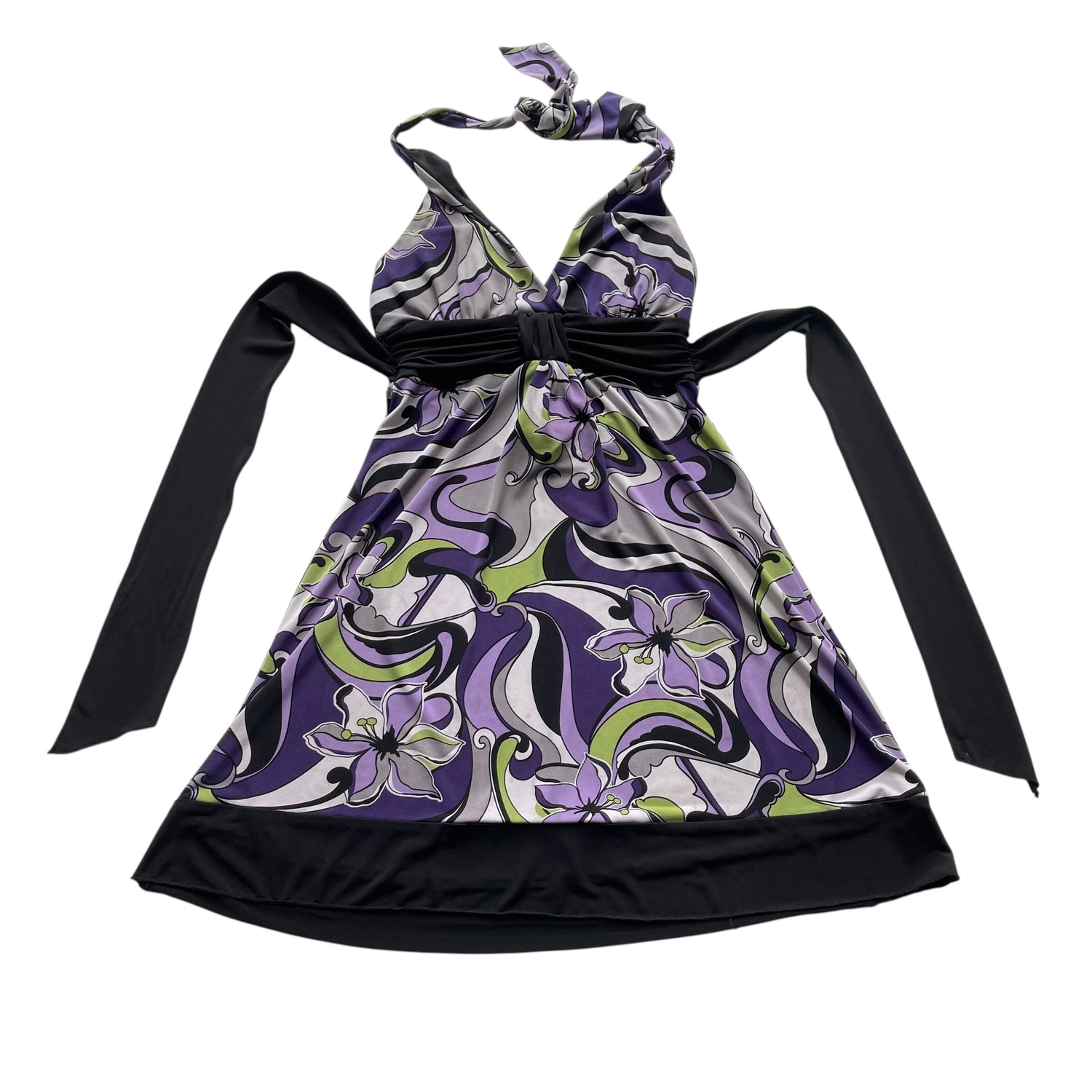 Vintage Y2K Speechless Floral Halter Dress
