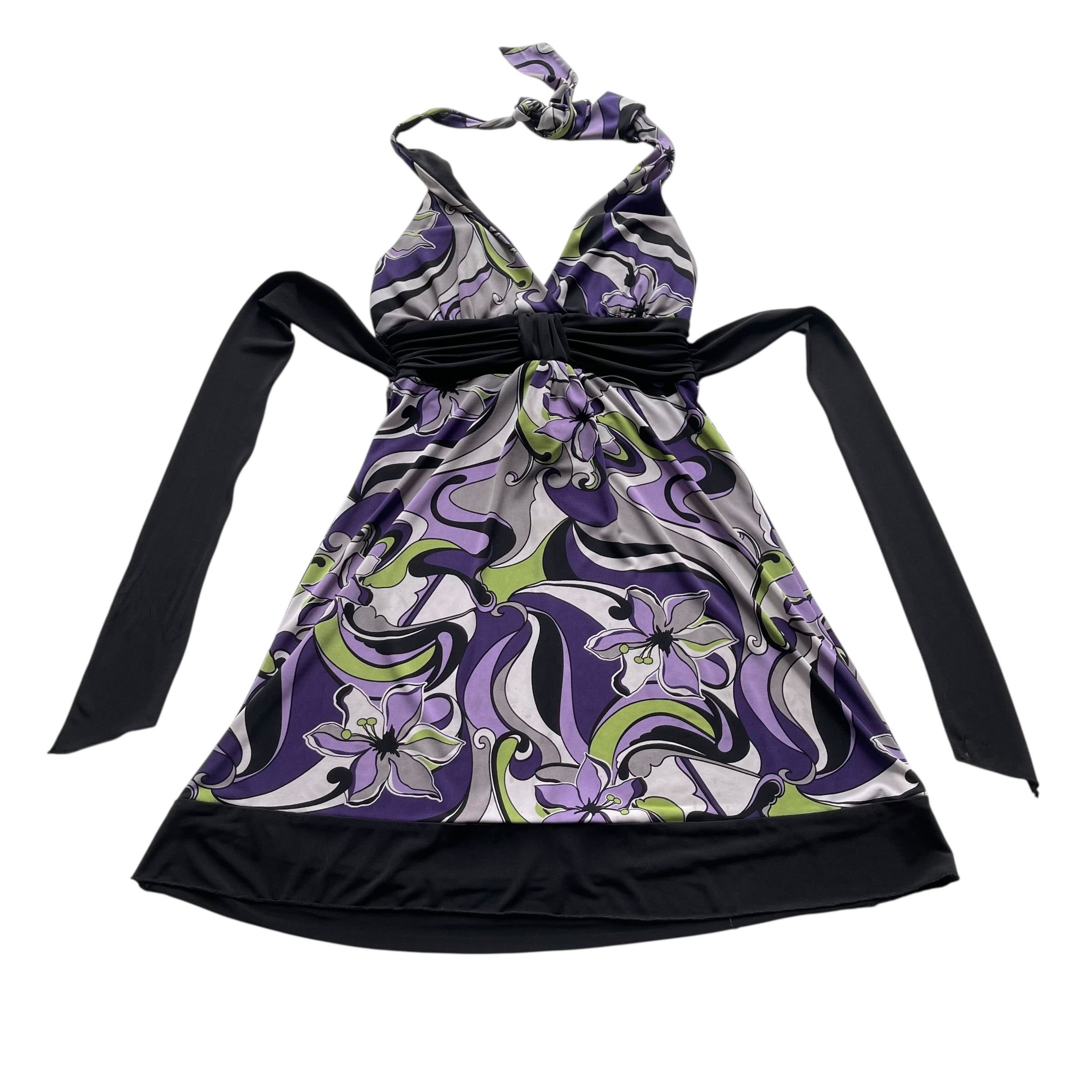 Vintage Y2K Speechless Floral Halter Dress