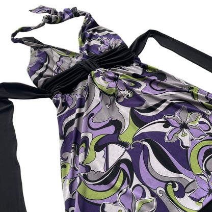 Vintage Y2K Speechless Floral Halter Dress