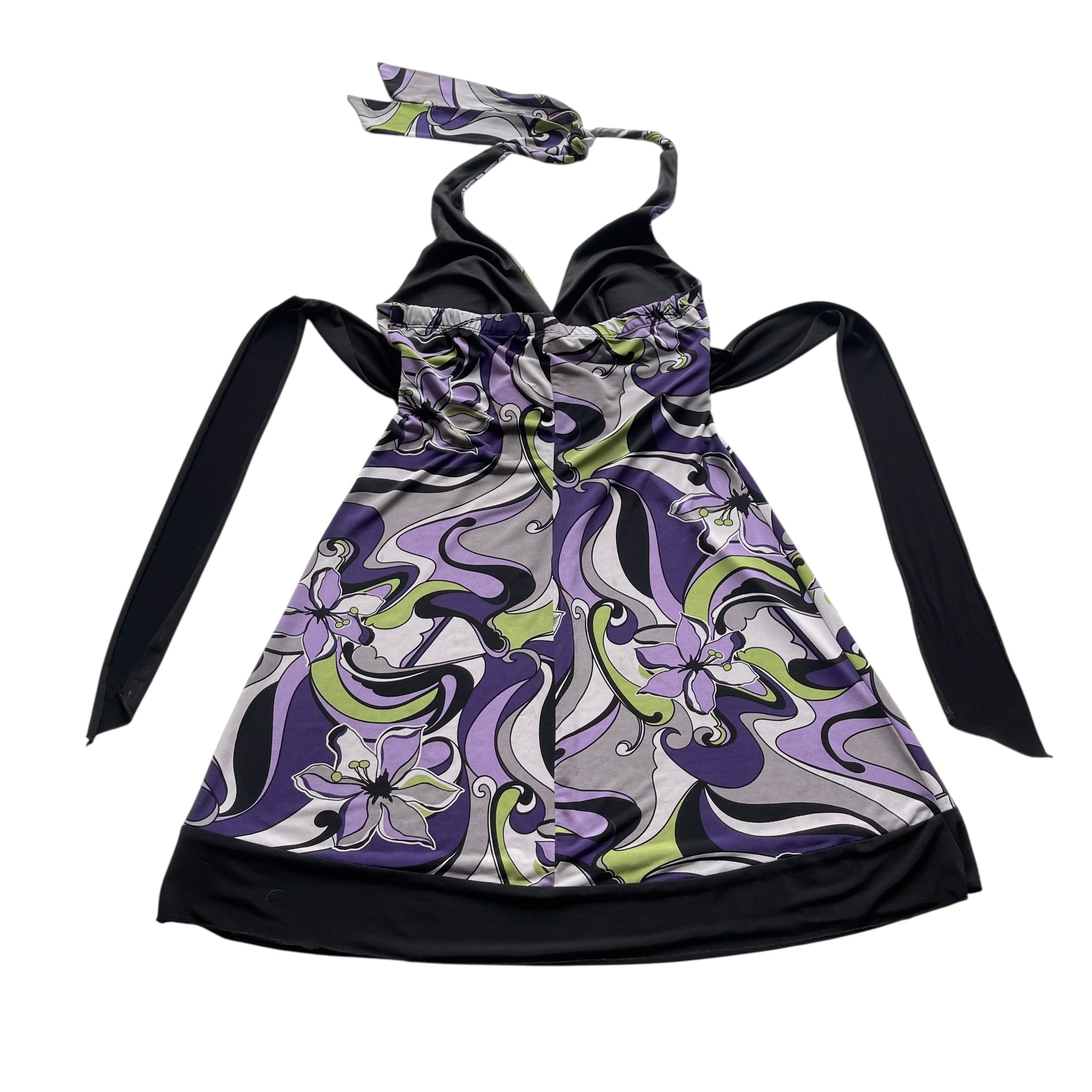 Vintage Y2K Speechless Floral Halter Dress