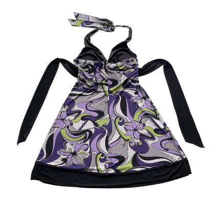 Vintage Y2K Speechless Floral Halter Dress