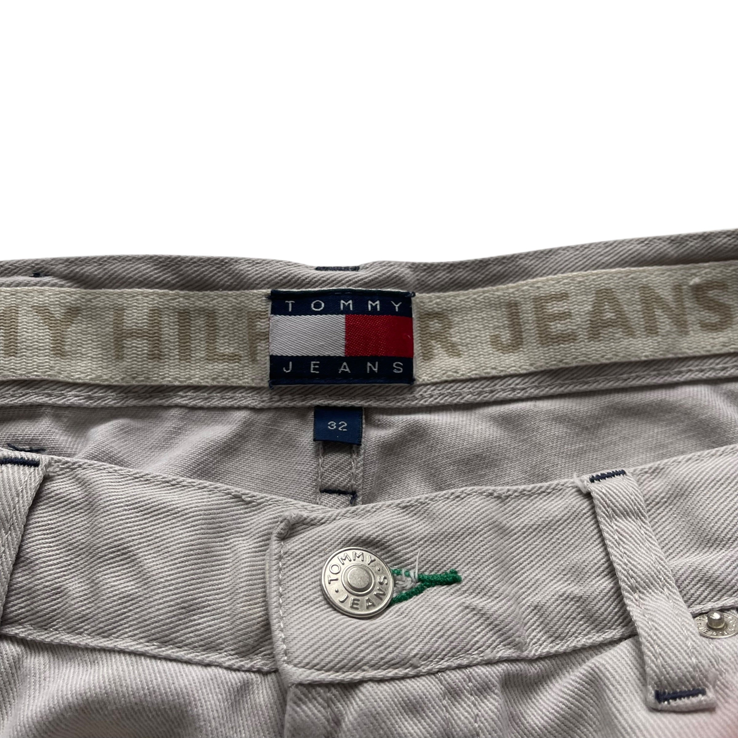 Vintage Tommy Jeans White Jean Shorts