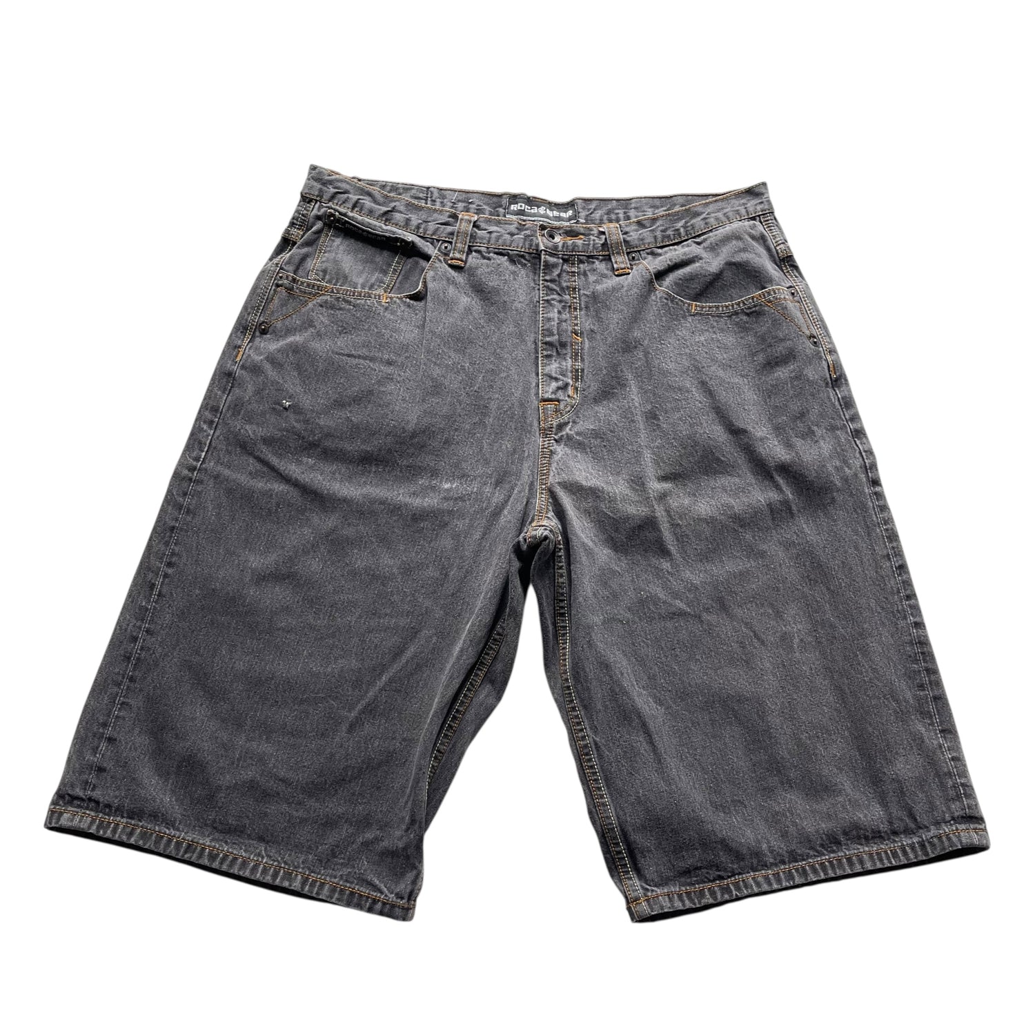 Vintage RocaWear Black Wash Jean Shorts