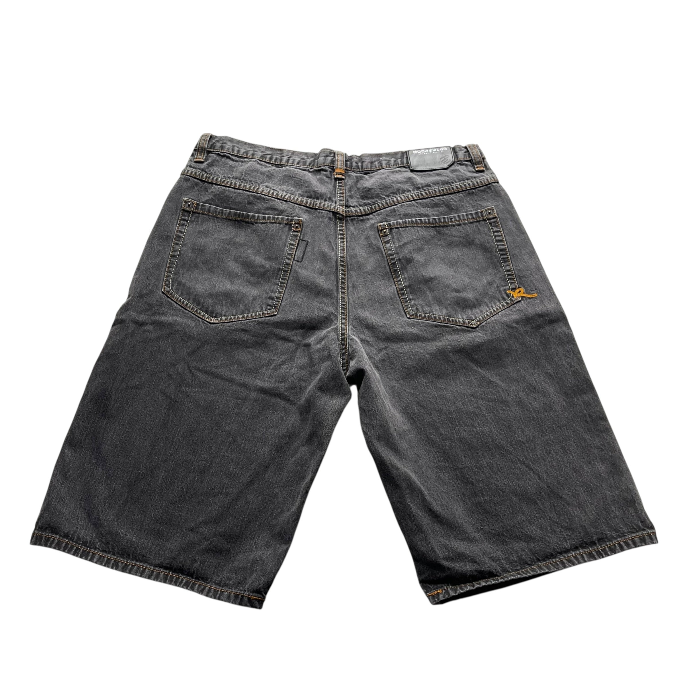 Vintage RocaWear Black Wash Jean Shorts