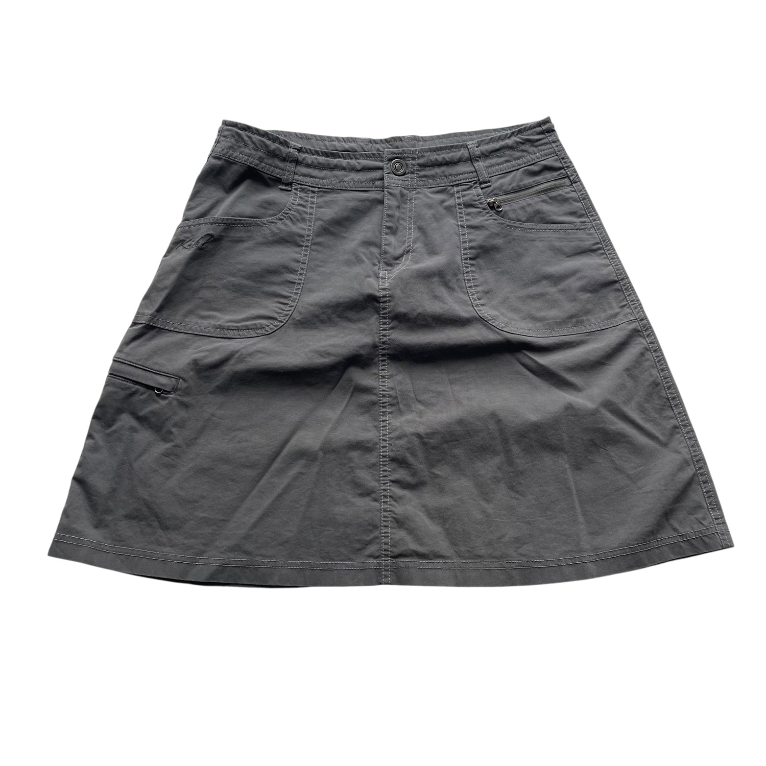 Vintage KUHL Grey A Line Hiking Skirt